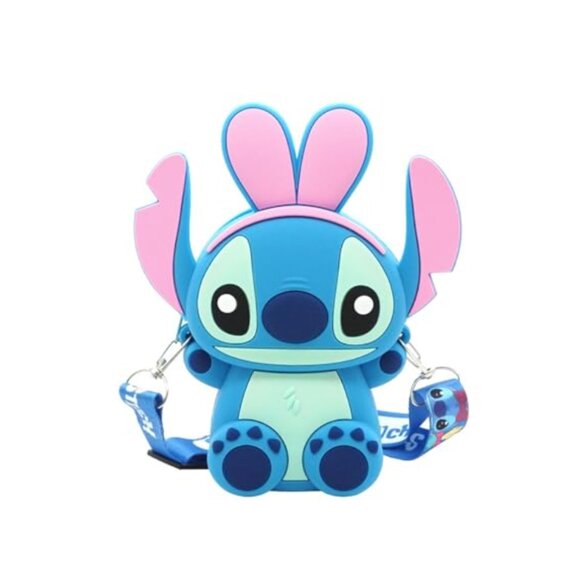 Disney Stitch Mimi Silicon Crossbody CUTE bag - Picture 2 of 7